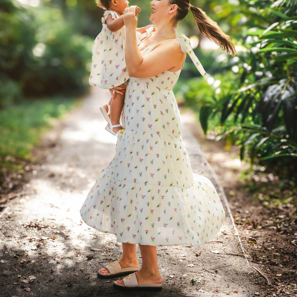 Garden Tea Party - Dress (Fully lined) - Mommy Garden Tea Party - Dress (Fully lined) - Mommy