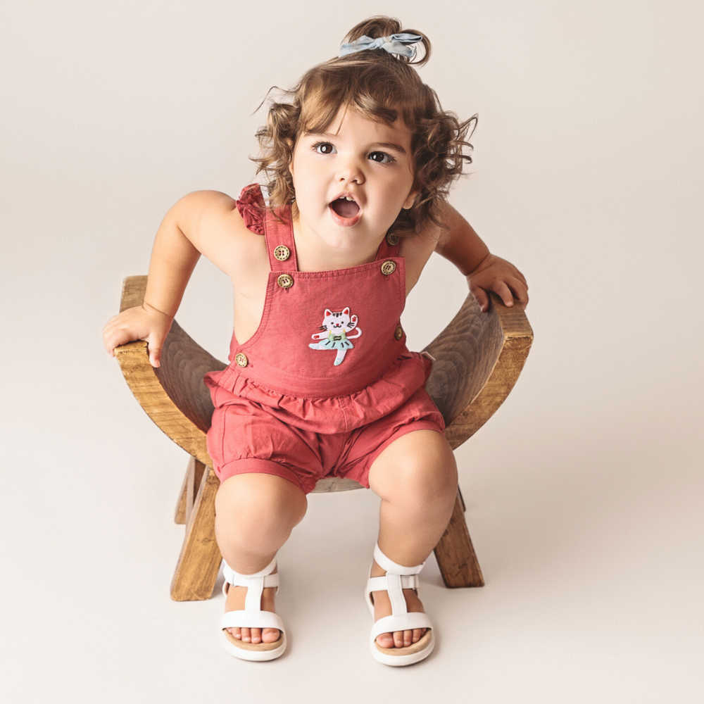 
                      
                        Bouncy Ballerina Short Overalls
                      
                    