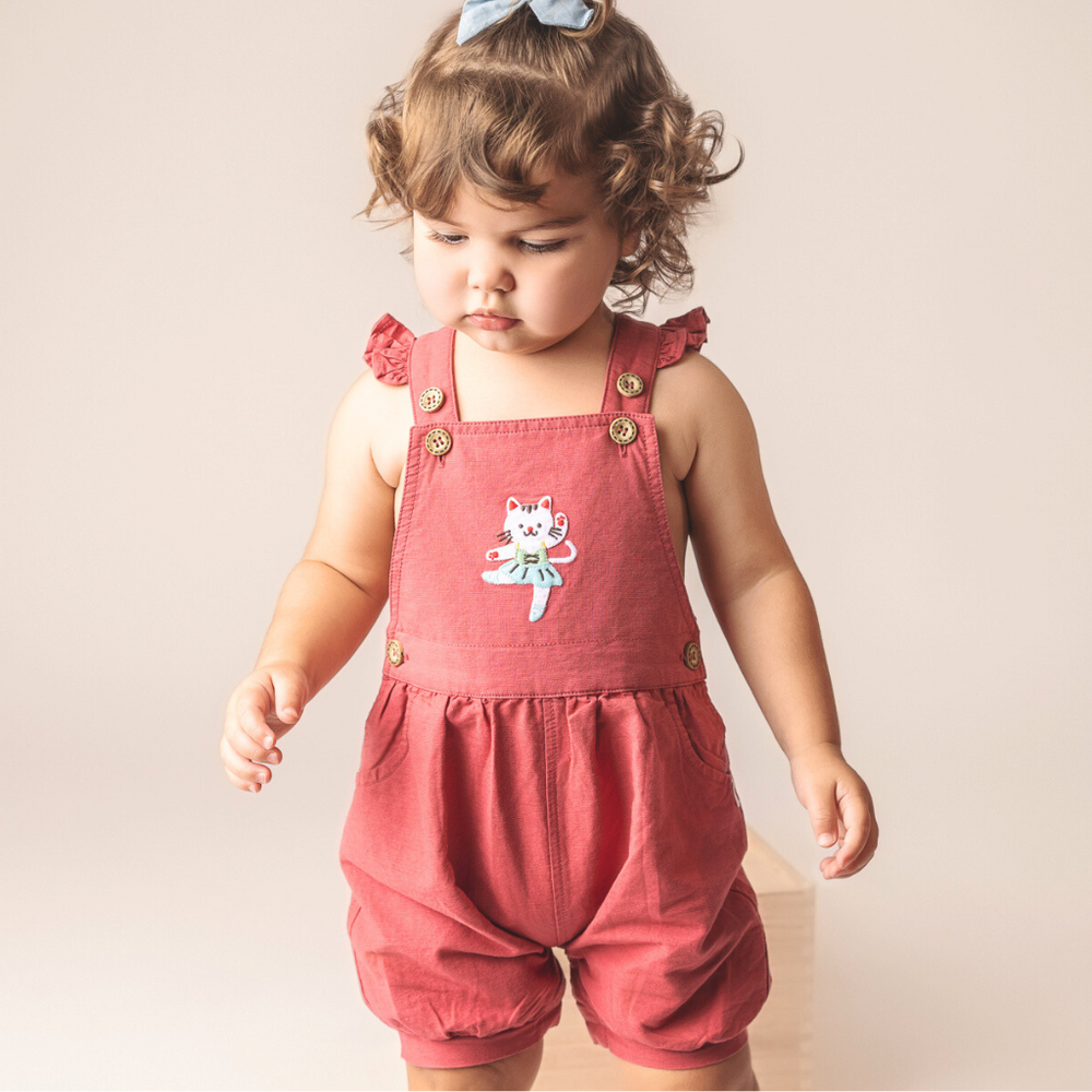 
                      
                        Bouncy Ballerina Short Overalls
                      
                    