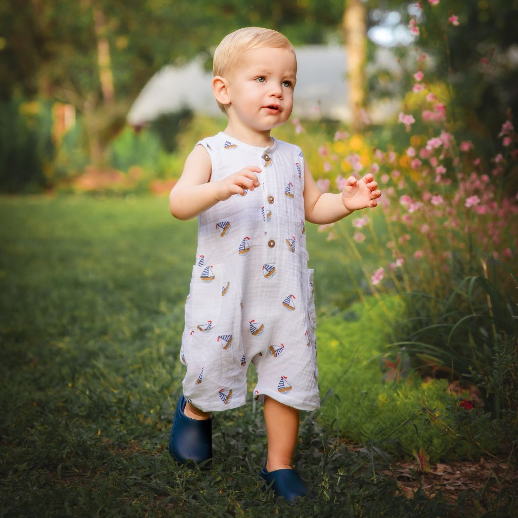 Regatta Fun - Sleeveless Romper - Printed