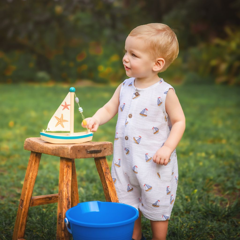 Regatta Fun - Sleeveless Romper - Printed