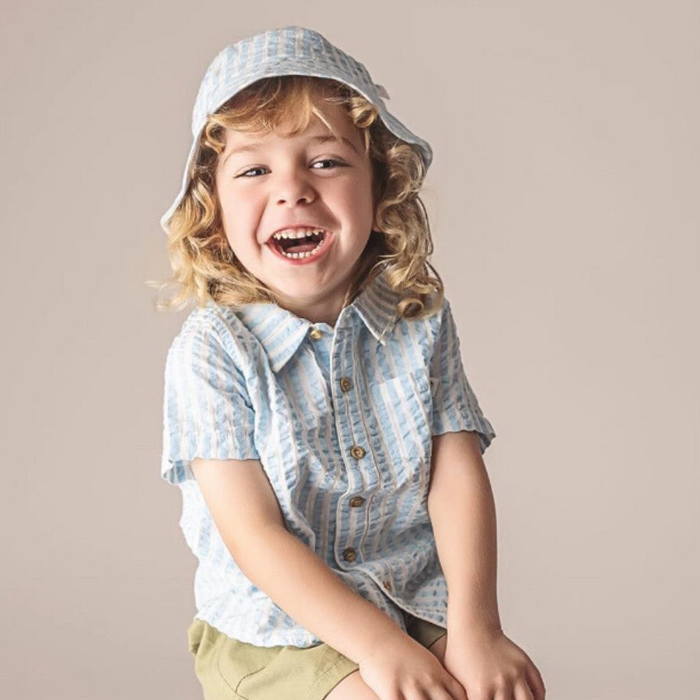 Picnic Shirt with Sun Hat (2pc Set)