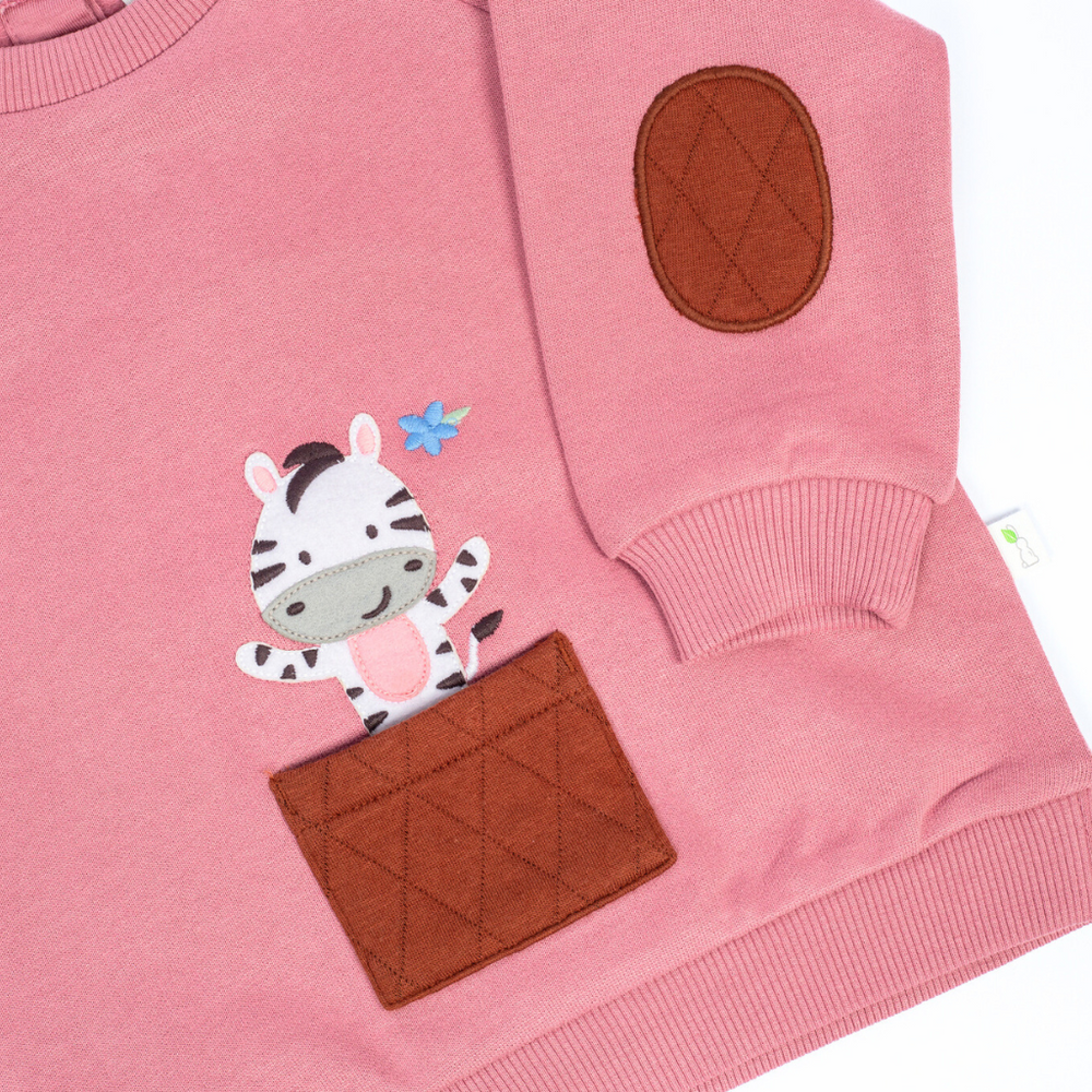 
                      
                        2 pc Gift Bundle - Beets Zebra Sweatshirt + Leggings & Free "CuddleFields Mini Chums" plush toy.
                      
                    