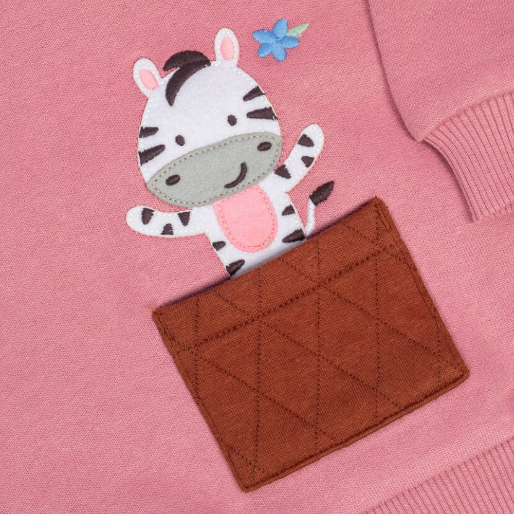 
                      
                        2 pc Gift Bundle - Beets Zebra Sweatshirt + Leggings & Free "CuddleFields Mini Chums" plush toy.
                      
                    