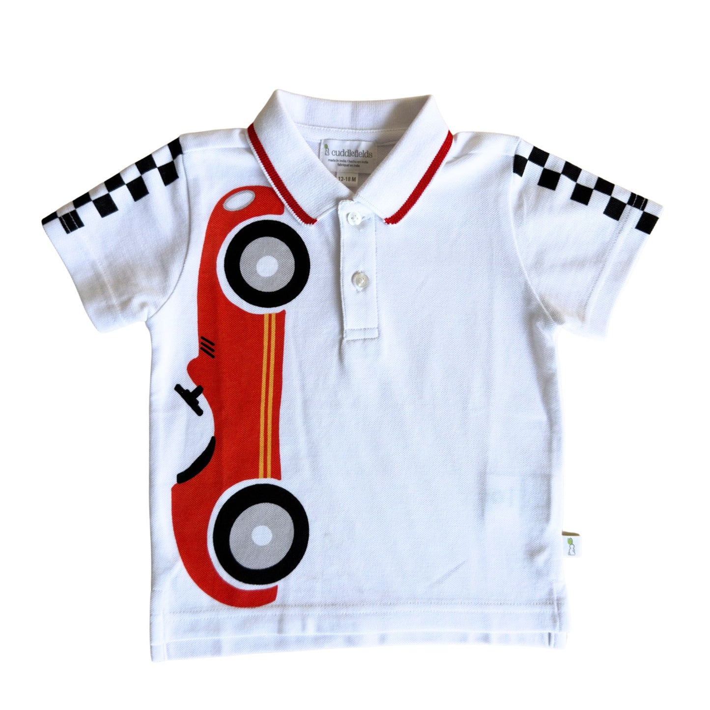 Speed Demon Polo Shirt (Boy)+Shorts - 2 Pc Set